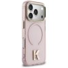 Etui Karl Lagerfeld IML K Head Logo      MagSafe do iPhone 17 Pro Max różowy